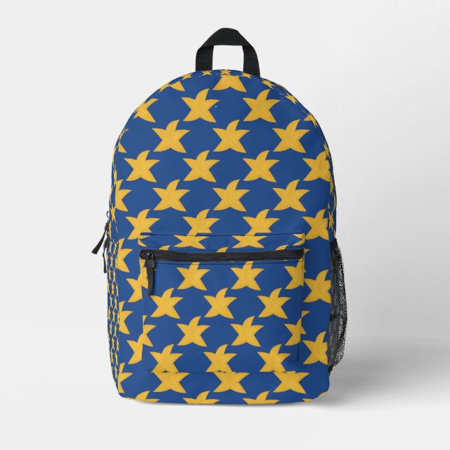 starfish printed backpack (Front)