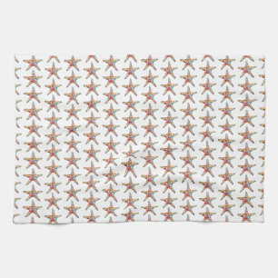 Starfish Rainbow Tea Towel