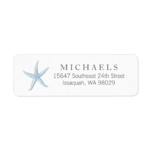 Starfish Return Address Labels