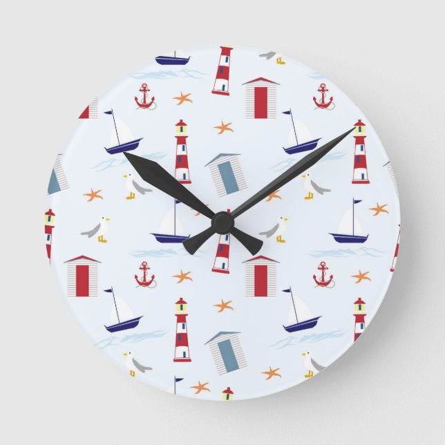 starfish round clock (Front)