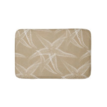 Starfish Sand Beach Bath Mat