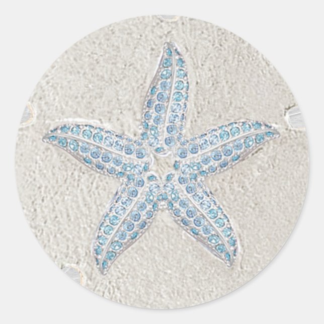 Starfish Sand Dollar Sticker (Front)