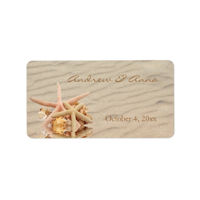 Starfish Sand Labels (Front)
