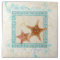 Starfish Sea Shells Ocean Greek Key Pattern Beach