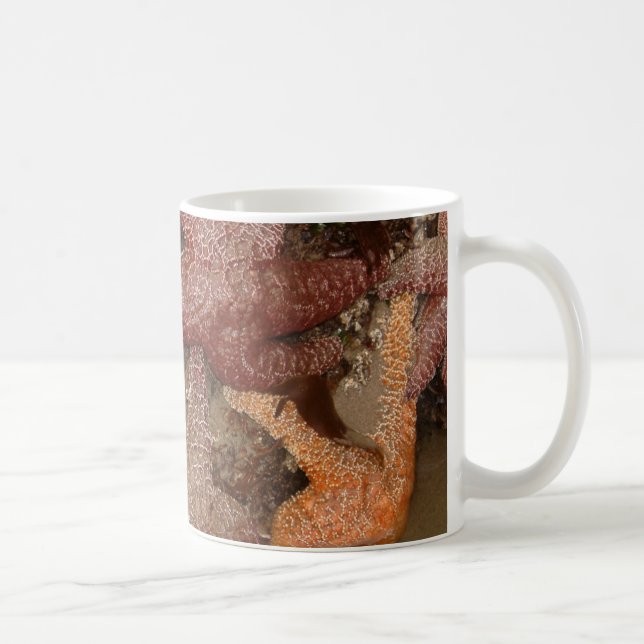 Starfish/Sea Stars in Cannon Beach, OR, Photo 4 Coffee Mug (Right)