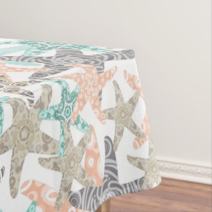 Starfish Seamless Pattern Tablecloth