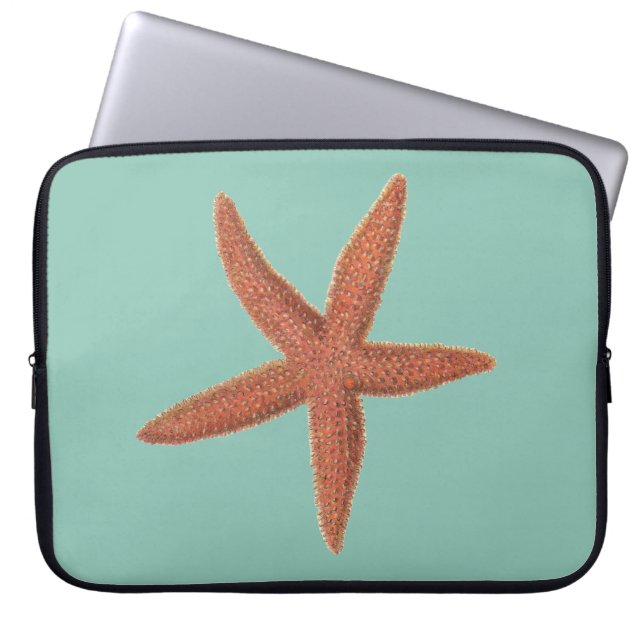 Starfish - Sherman Denton Fish Lithograph Laptop Sleeve (Front)