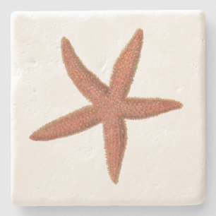 Starfish - Sherman Denton Fish Lithograph Stone Coaster