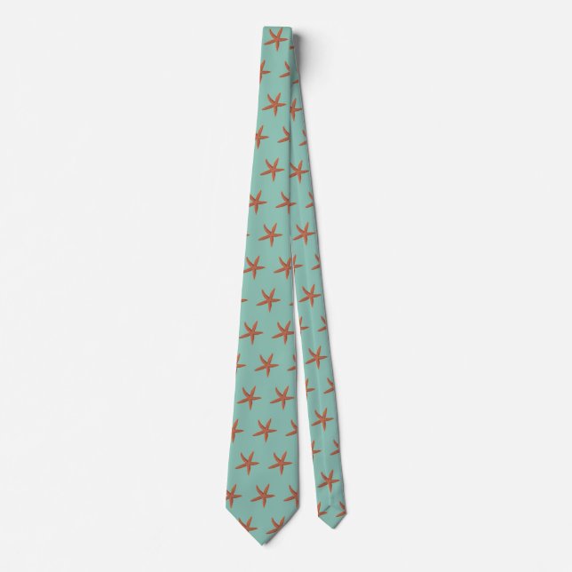 Starfish - Sherman Denton Fish Lithograph Tie (Front)