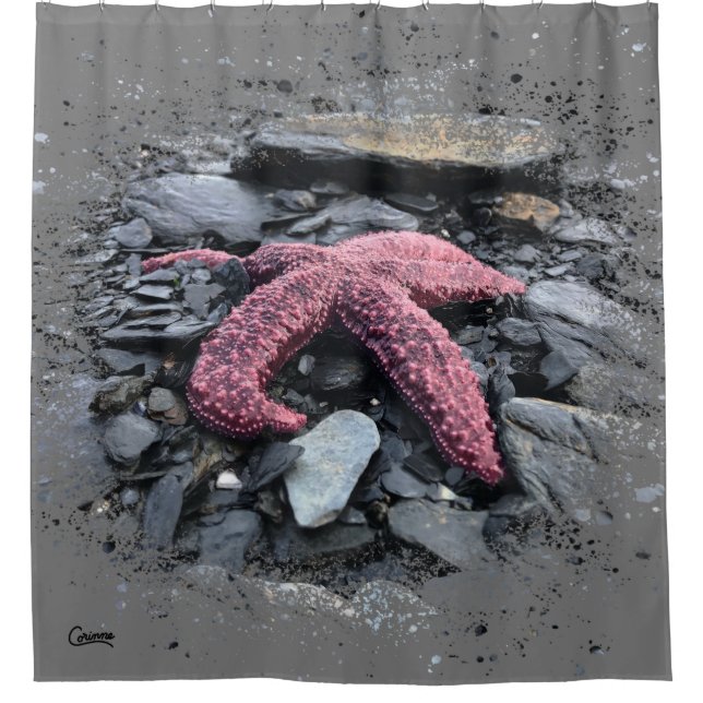 Starfish - Shower Curtain (Front)