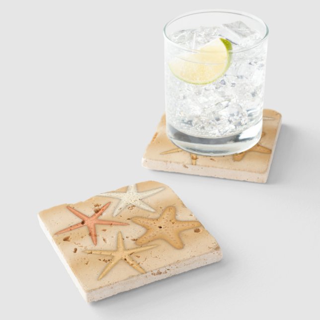 Starfish Stone Coaster (Side)