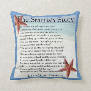 starfish story pillow