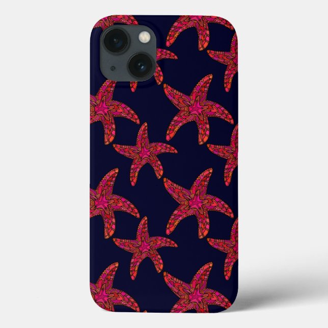 Starfish Style Pattern Case-Mate iPhone Case (Back)