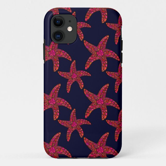 Starfish Style Pattern Case-Mate iPhone Case (Back)