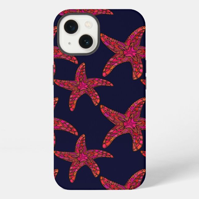 Starfish Style Pattern iPhone Case (Back)