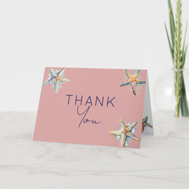 STARFISH  THANK YOU CARD (Front)