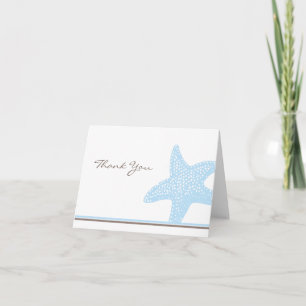 Starfish Thank You Card