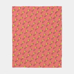 Starfish & The Crabs Beach Critters Pattern Fleece Blanket