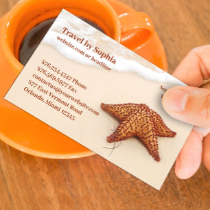 Starfish Travel Agency Business Card