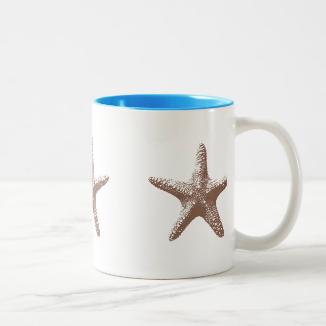 Starfish Two-Tone Coffee Mug (Right)