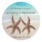 Starfish Wedding Ocean Thank You Favour Labels
