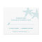 Starfish Wedding RSVP Postcard - Turquoise
