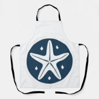 Starfish with White Stars