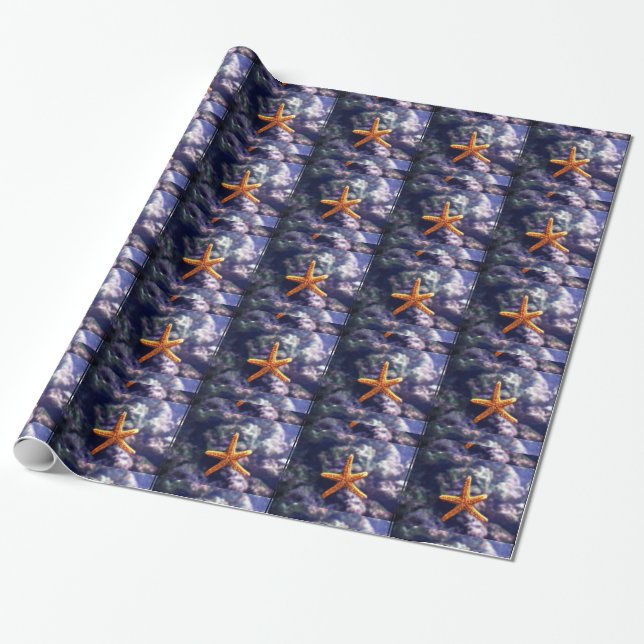 Starfish Wrapping Paper (Unrolled)