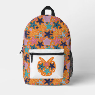 Starfishes Printed Backpack