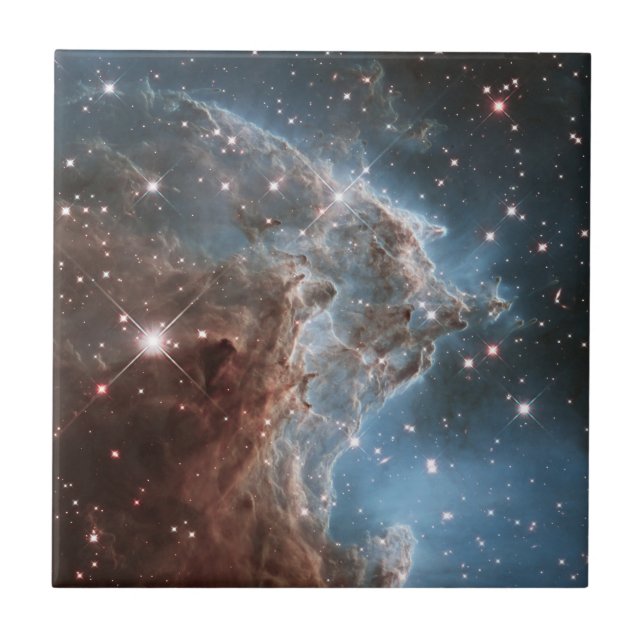 Starforming Region Ngc 2174, Monkey Head Nebula. Ceramic Tile (Front)