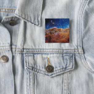 Starforming Region Ngc 3324 In The Carina Nebula. 15 Cm Square Badge