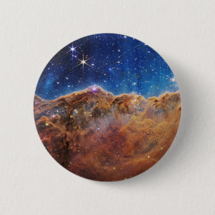 Starforming Region Ngc 3324 In The Carina Nebula. 6 Cm Round Badge
