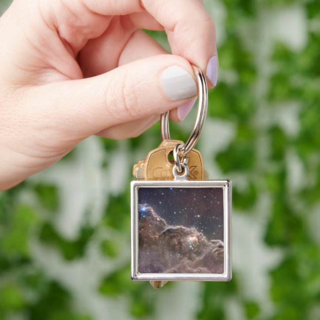 Starforming Region Ngc 3324 In The Carina Nebula. Key Ring (Hand)