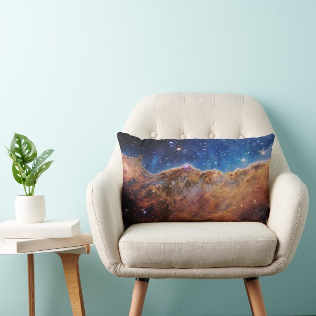 Starforming Region Ngc 3324 In The Carina Nebula. Lumbar Cushion (Chair)