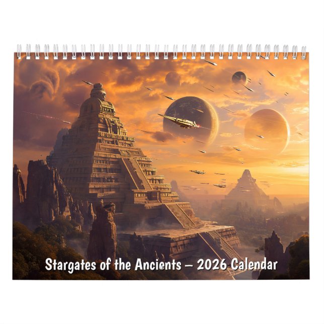 Stargates of the Ancients – 2026 Calendar (Cover)