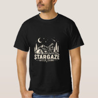 Stargaze After Dark Vintage Astronomy Camping T-Sh