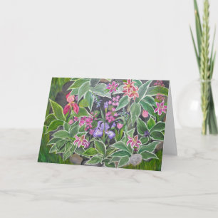 Stargazer Garden, blank inside Card