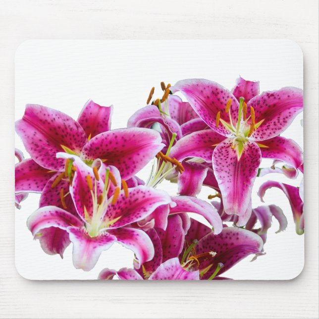 Stargazer Lilies Mouse Pad (Front)
