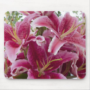 Stargazer Lilies Mouse Pad