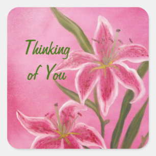 Stargazer Lilies Stickers