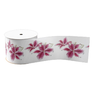 Stargazer Lilly 3" Grosgrain Ribbon