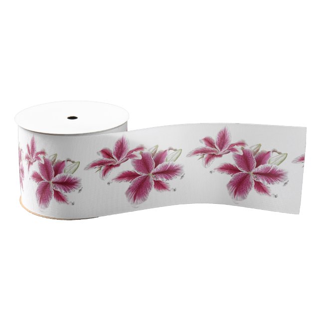 Stargazer Lilly 3" Grosgrain Ribbon (Spool)