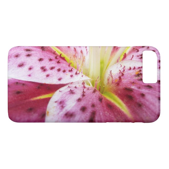 Stargazer Lily Bright Magenta Floral Case-Mate iPhone Case (Back (Horizontal))