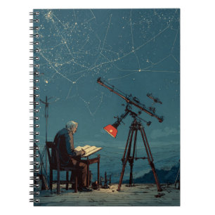 Stargazer Vintage Constellation Sky Notebook