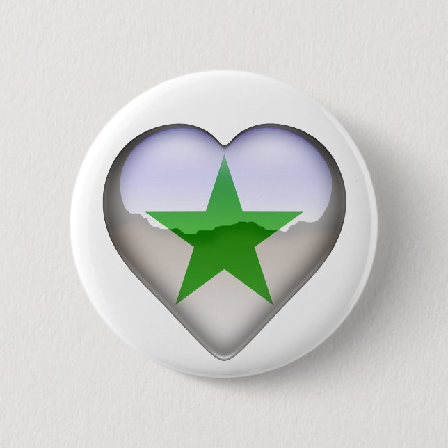 StarHeartJewel 6 Cm Round Badge (Front)