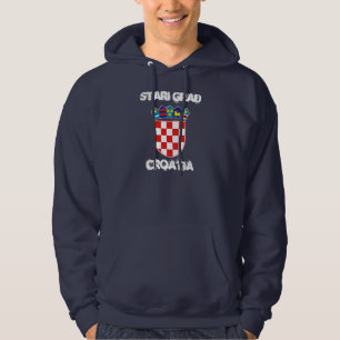 Stari Grad, Croatia with coat of arms Hoodie
