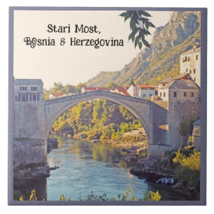STARI MOST BRIDGE, BOSNIA AND HERZEGOVINA CERAMIC TILE