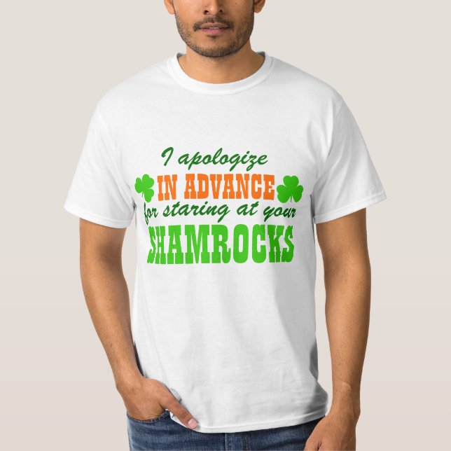 Staring at your Shamrocks T-Shirt (Front)