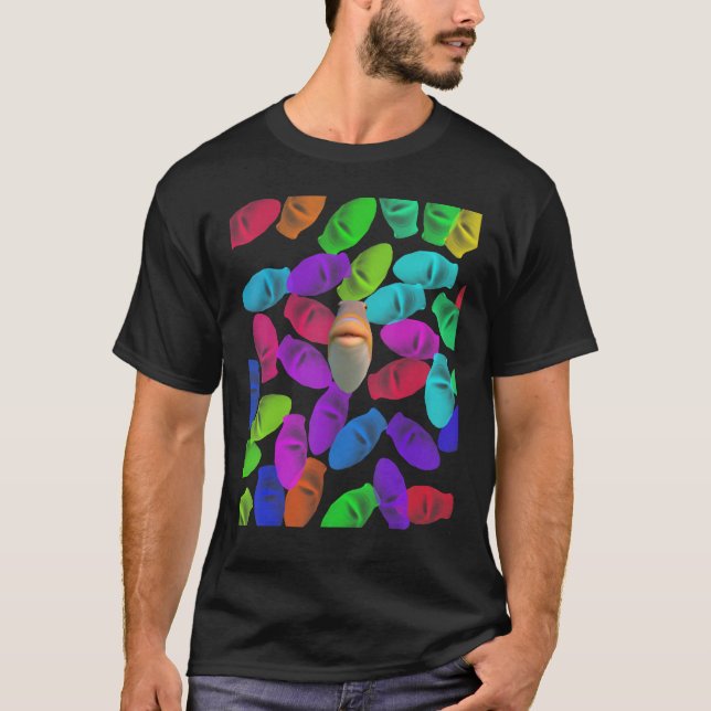 Staring fish - ( DO YOU FART ) meme T-Shirt (Front)