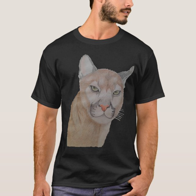 Staring Green Eyes of the Puma T-Shirt (Front)